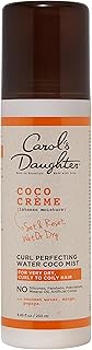 Coco Creme Curl Perfecting Water Coconut Mist, Silicone & Paraben Free Curl Refresher Spray for Curly to Coily Hair, 8.4 Fl Oz