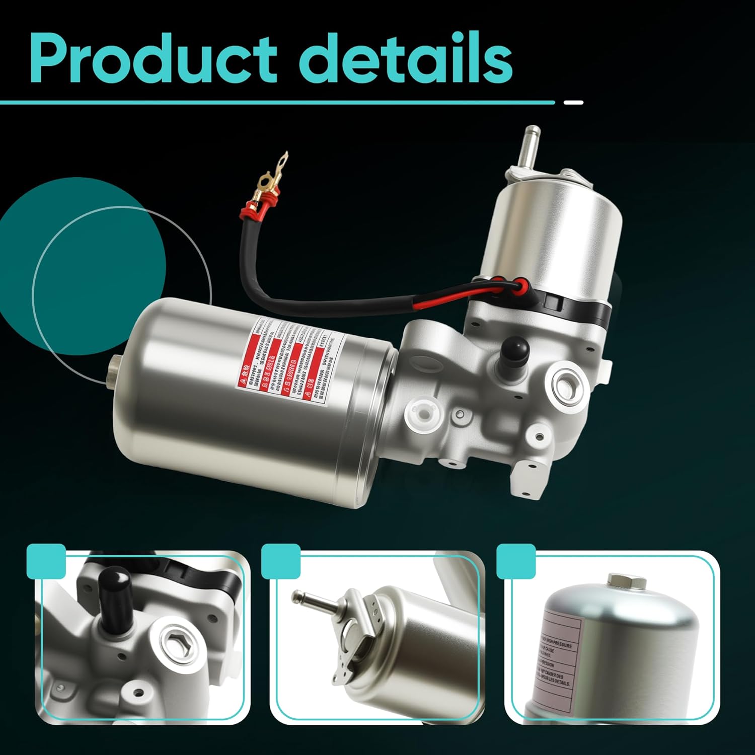 47070-60060 ABS Improved Version Pump and Motor Assembly Compatible with Toyota Land Cruiser Lexus LX570 2007-2018 URJ201 47070-60040 4707060060 4707060040