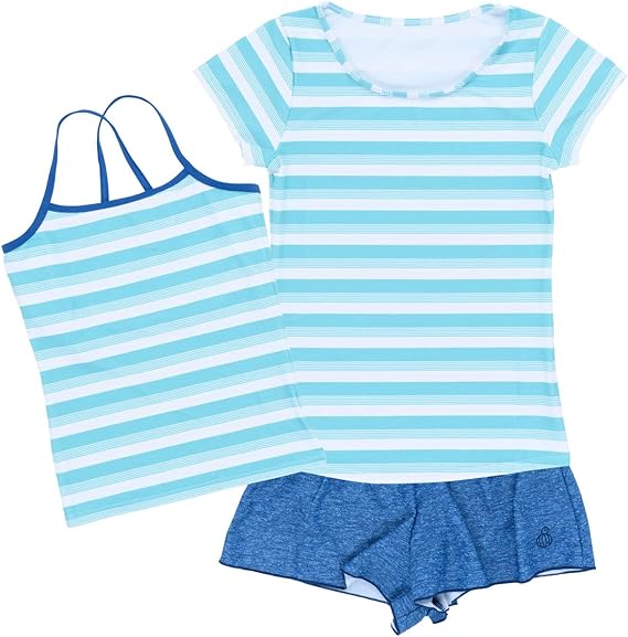 Amazon Sandia サンディア ジュニア水着 女の子 グラデボーダーカバーアップセット 水着 通販