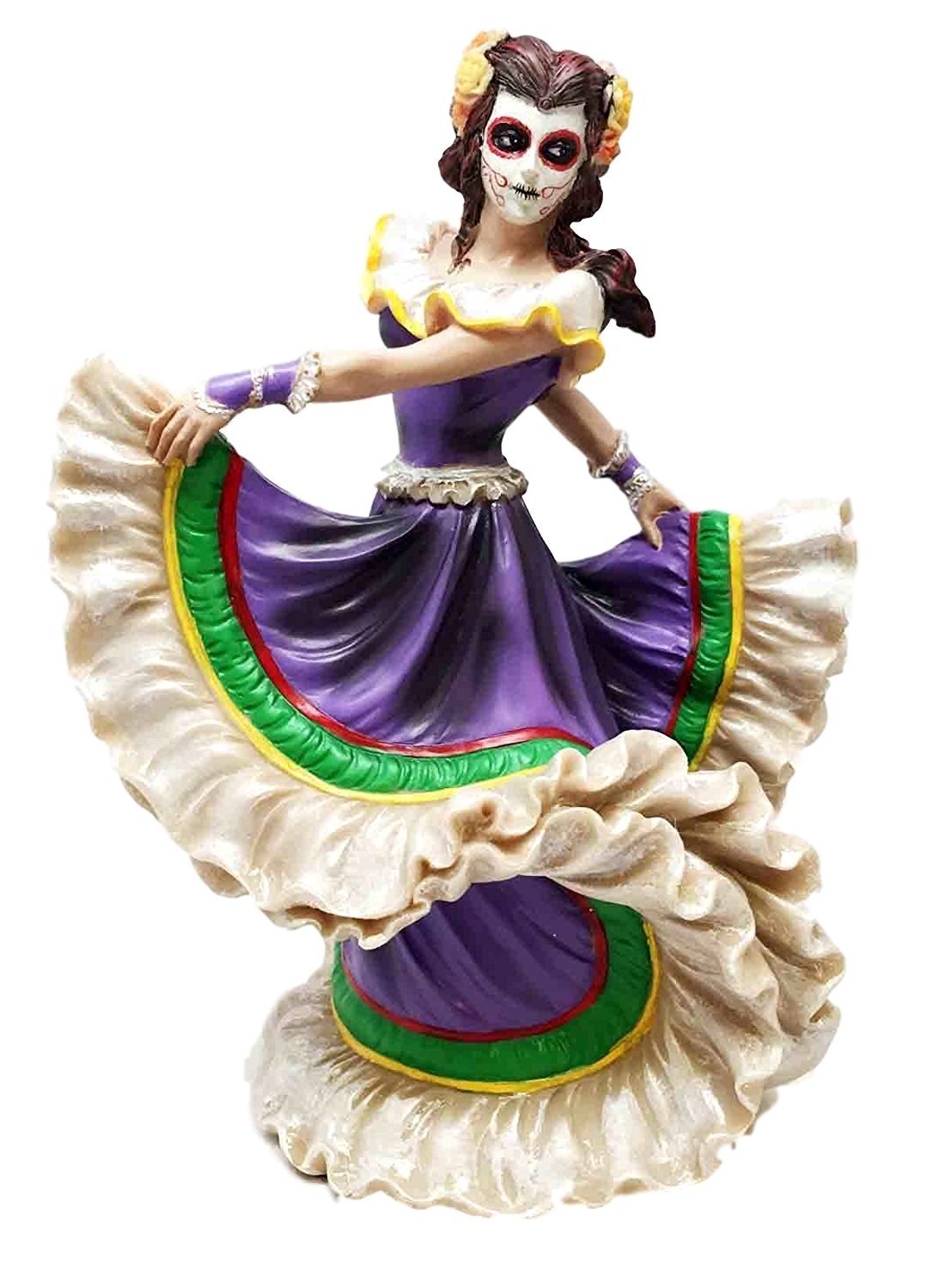 Amazon.com: PTC 8 Inch Day of The Dead Mexican Female Dancer