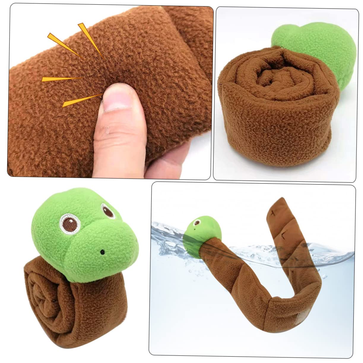 INOOMP 4pièces Jouet Interactif pour Chiens Tapis Polaire Éducatif Résistant à Usure Amusant pour Mentale Entraînement De Recherche De Friandises pour Chiots