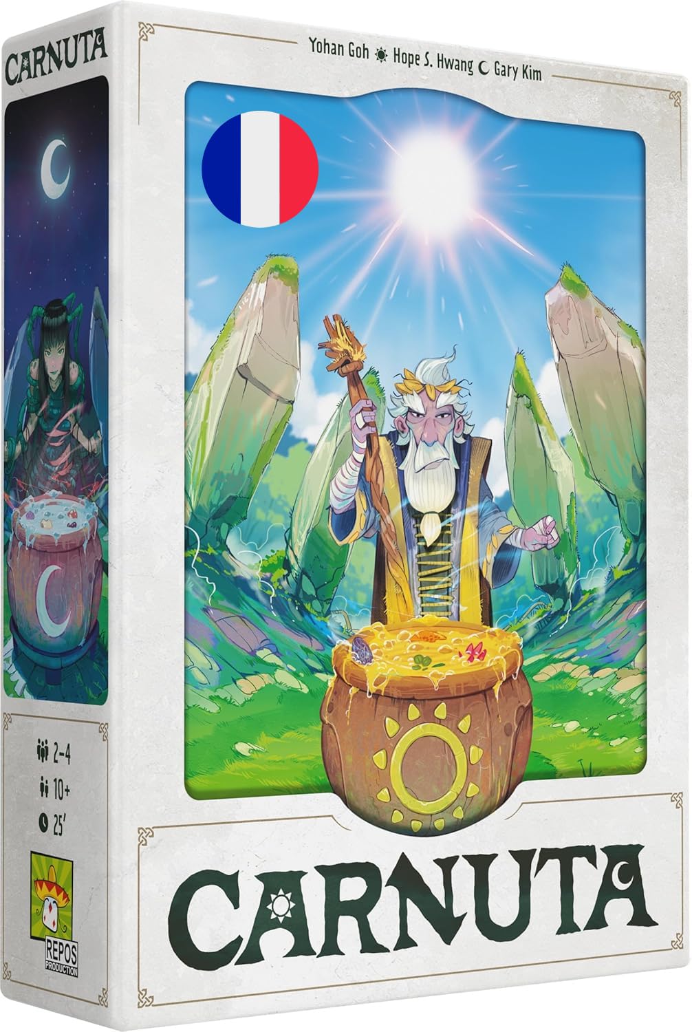Asmodee – Carnuta – Repos Production – Jeu de Cartes Tactique – Concours de Potions – Combinaisons – Dès 10 Ans – 2 à 4 Joueurs – 25 Min – Version Française - 1