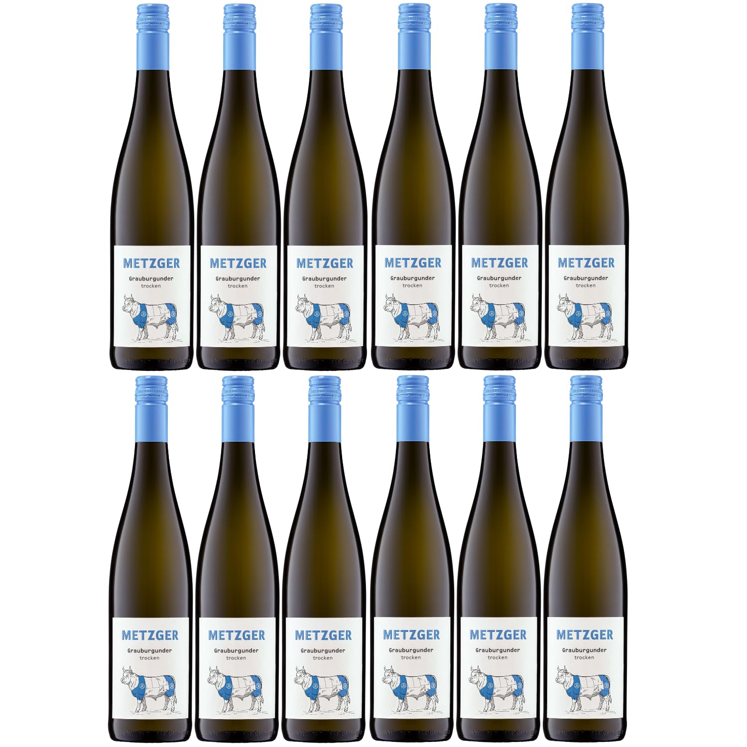 Weingut Uli Metzger Grauburgunder trocken Weiß Deutschland inkl. FeinWert E-Book (12 x 0,75l)