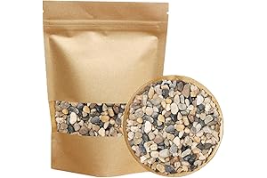 Finest Aquarium Pebbles: 2.2lb of Natural Decorative River Rocks for Fish Tanks, Landscaping & More!