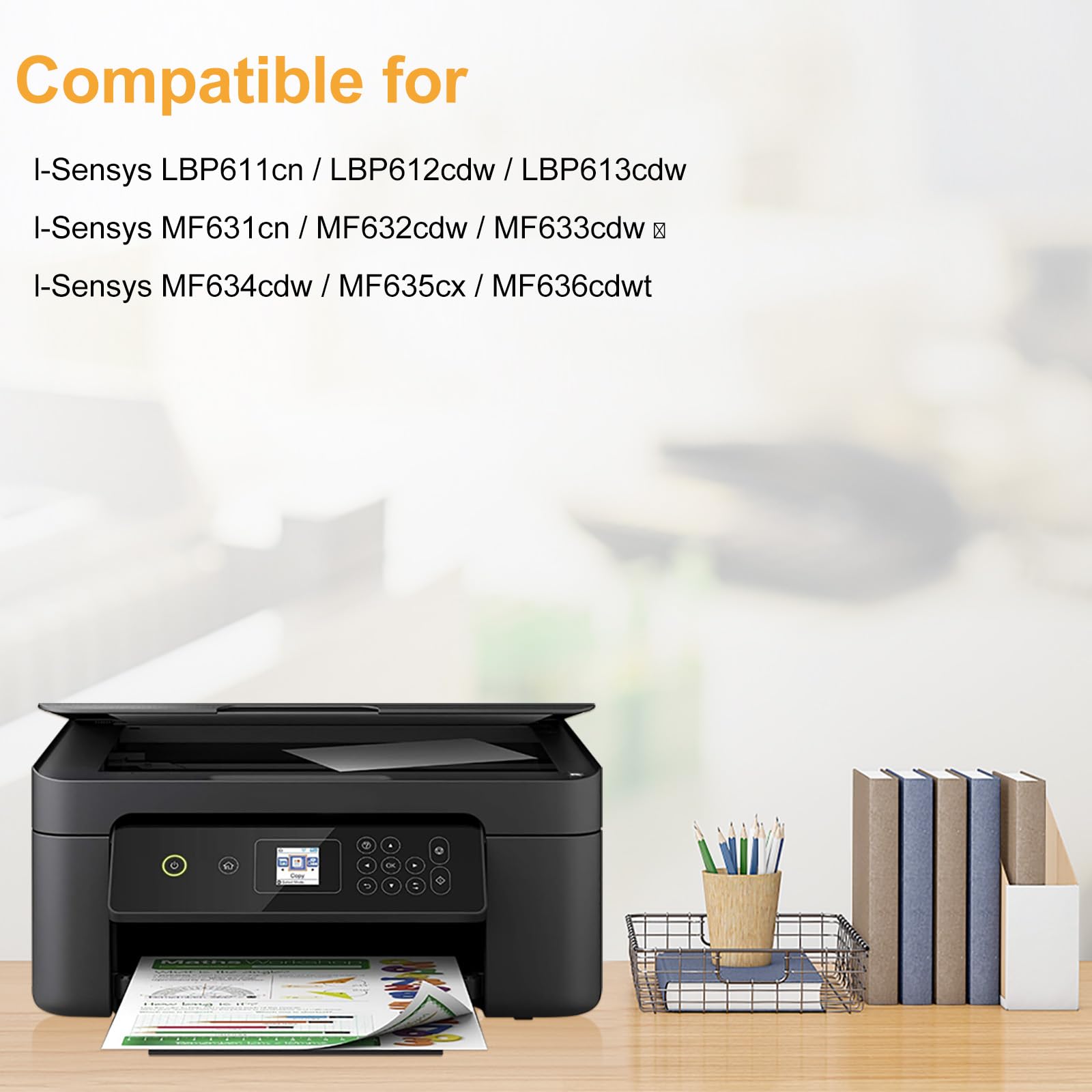 LeciRoba CRG045H toner do Canon 045 045H CRG045 CRG045H toner do Canon l-Sensys LBP611cn LBP612cdw LBP613cdw MF631cn MF632cdw MF633cdw MF634cdw MF635cx MF636363 drukarka cdwt (Opakowanie 4 szt