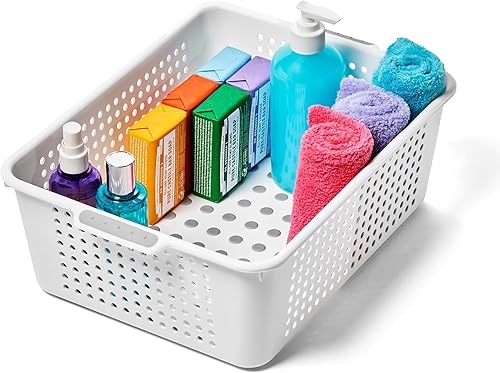 Vista 9 de madesmart Cesta de almacenamiento mediana, granito Granite