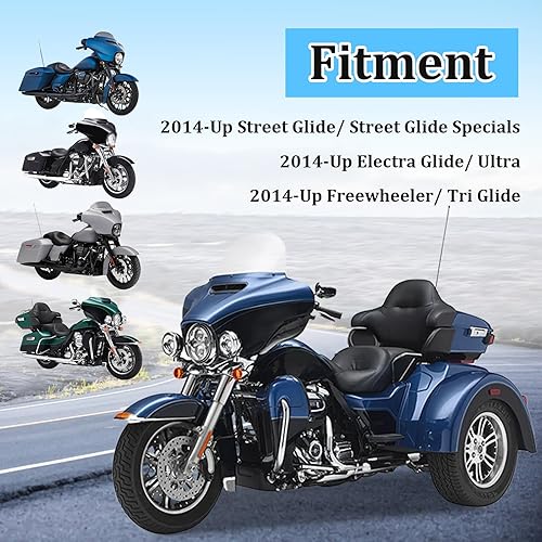 Miniatura 3 de Tornillos para parabrisas de motocicleta Harley Street Glide S Electra Glide Freewheeler Tri Glide Chrome 2014-2023