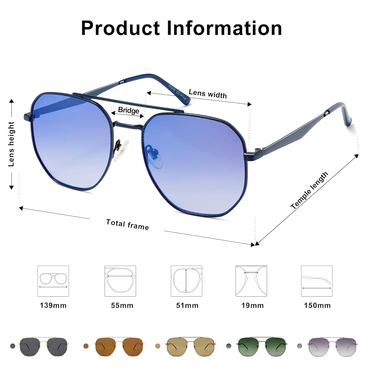 SOJOS Óculos de sol aviador quadrado retrô clássico para mulheres e homens, armação hexagonal, lentes UV400 SJ1222 em promoção! Veja a oferta e mais achadinhos de Óculos de sol 4 Hoje é o melhor dia para comprar SOJOS Óculos de sol aviador quadrado retrô clássico para mulheres e homens, armação hexagonal, lentes UV400 SJ1222 com aquele preço maroto! Promoção! Aproveite a oferta! 4