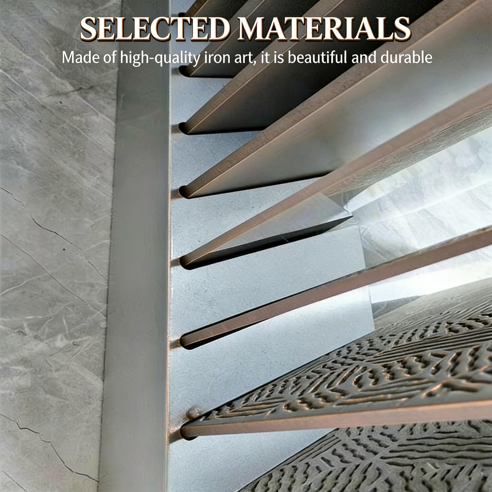 Expositor de hierro para azulejos con 13 ranuras, soporte inclinado para paneles de muestra de cerámica, mármol y piedra, para showroom y ferias(Silver,100x30x10cm)
