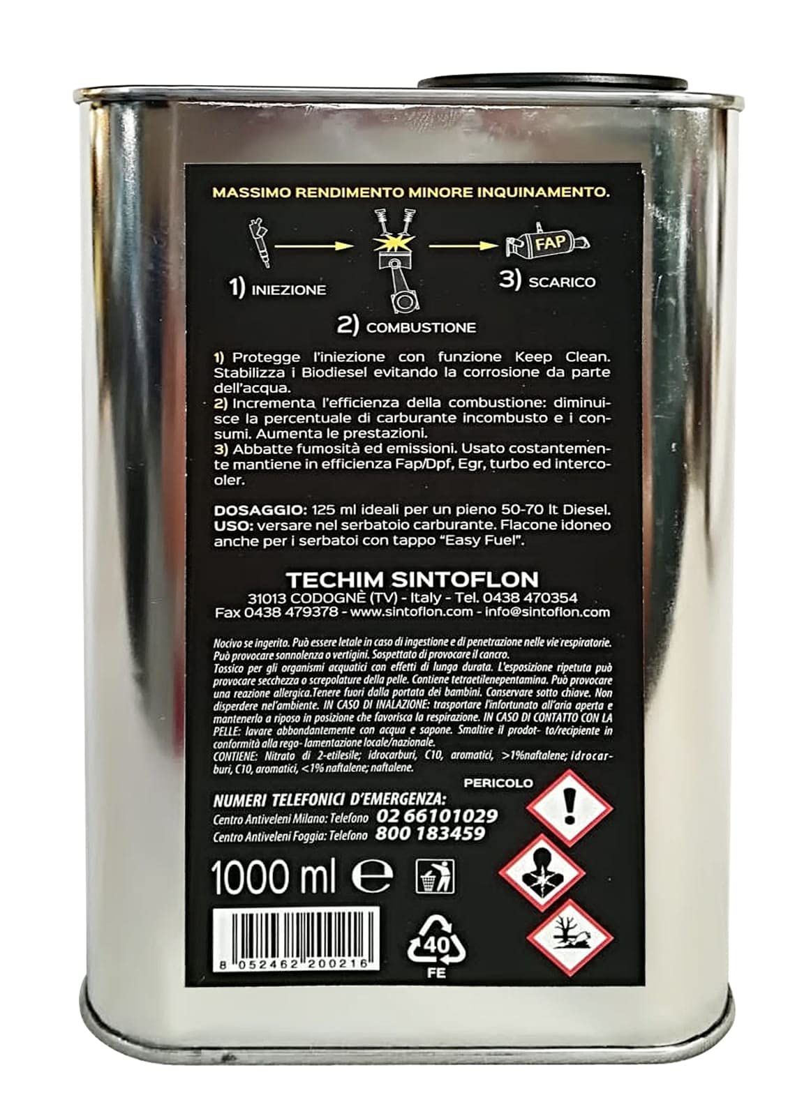 DIESELUBE Tratt.multifunz.Diesel Fl.1000 ml