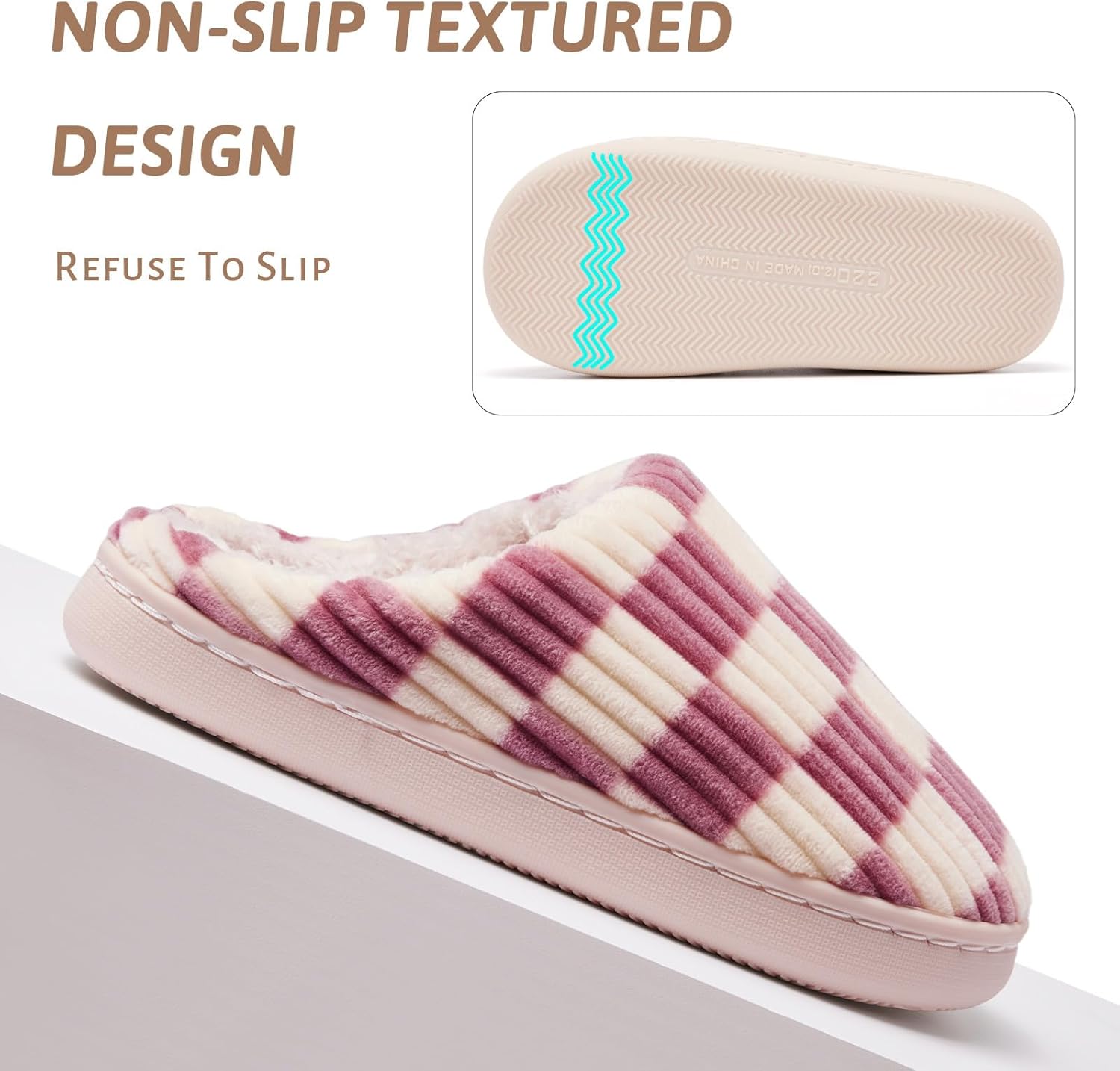 Guyarns Kids Slippers for Boys and Girls Plush Lined Memory Foam Comfort Non-Slip Sole Warm Winter House Shoes for Toddlers & Big Kids Indoor/Outdoor Wear - Image 6