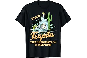 Tequila Breakfasts Of Championss T-Shirt: All-Day Legendary Drinker Party Fiesta