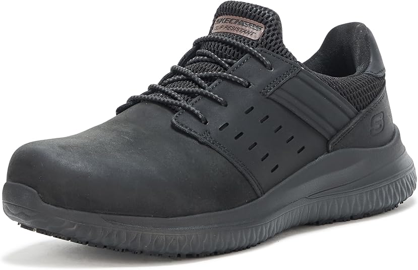 Skechers Men's Work Delson 3.0 Sr Food Service Shoe