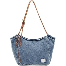 Flowyair Women Denim Tote Bag Casual Trendy Crossbody Shoulder Handbags | Jean Bag With Adjustable Woven Strap, Large Capacity, Y2k Going Out, Cute, Hobo Bag, Vintage, Handbag, Casual Style