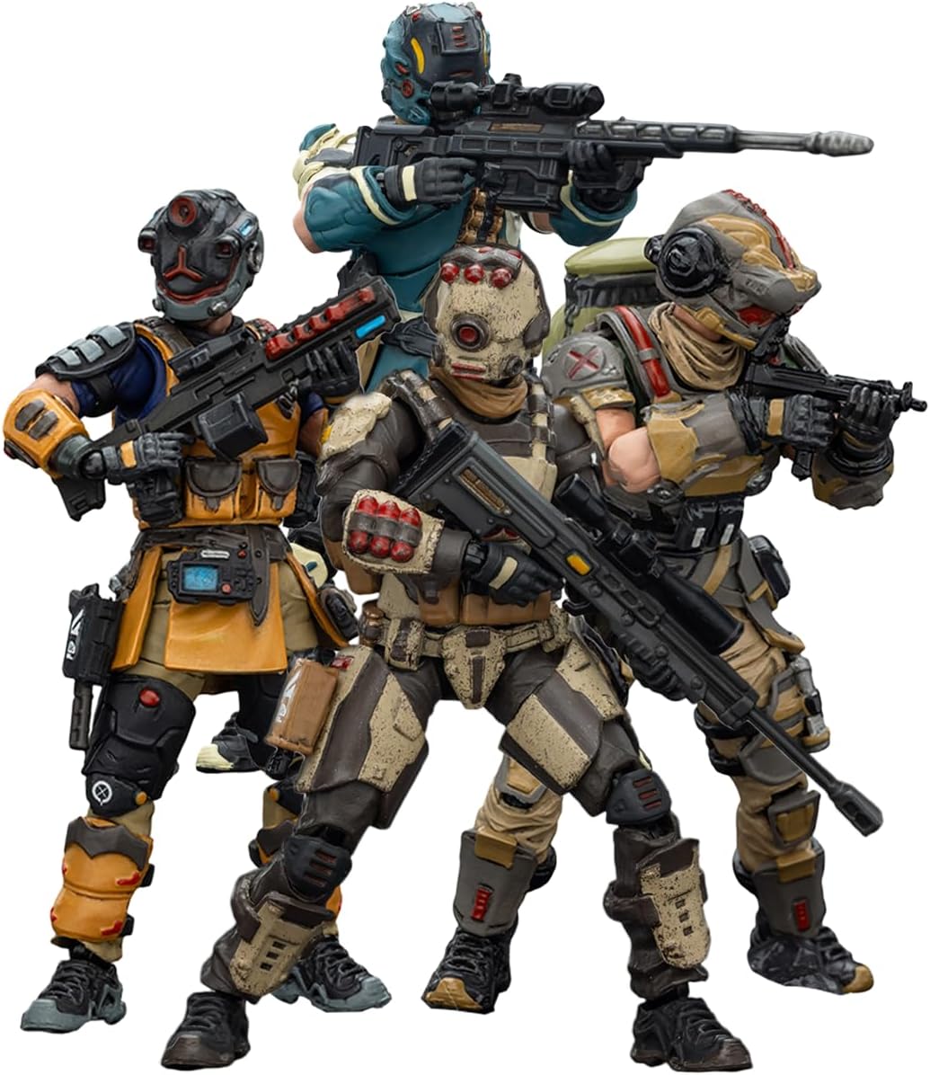 JOYTOY Action Figure 1/25 Dark Source UNSC-4PCS Collection 15Age+ Models Birthday Gifts