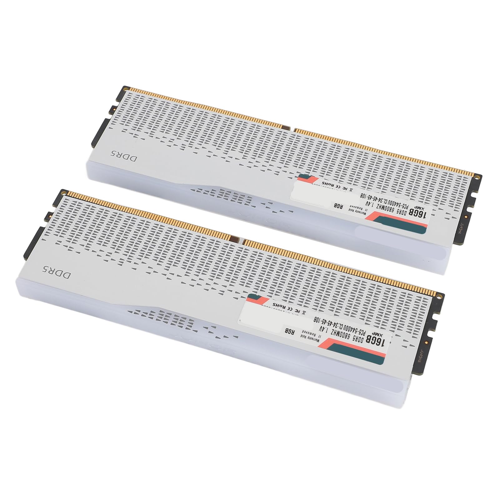 Generic Zestaw Pamięci RAM DDR5 32 GB (2x16 GB) 6800 MHz PC5-54400U CL34-45-45-108 RGB dla Zaawansowanych Użytkowników Komputerów Stacjonarnych