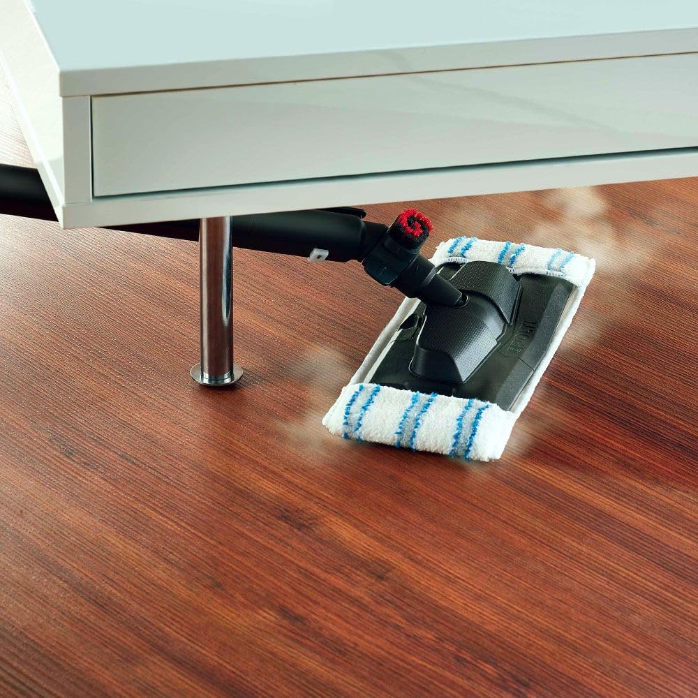 Polti Vaporetto Pro 100_Eco Power, Nettoyeur Vapeur avec Chaudière, Pression jusqu'à 5.5 Bars, 1900 W, Autonomie Illimitée, Fabriqué en Italie, Fonction Eco, 15 Accessoires Inclus, Bleu et blanc