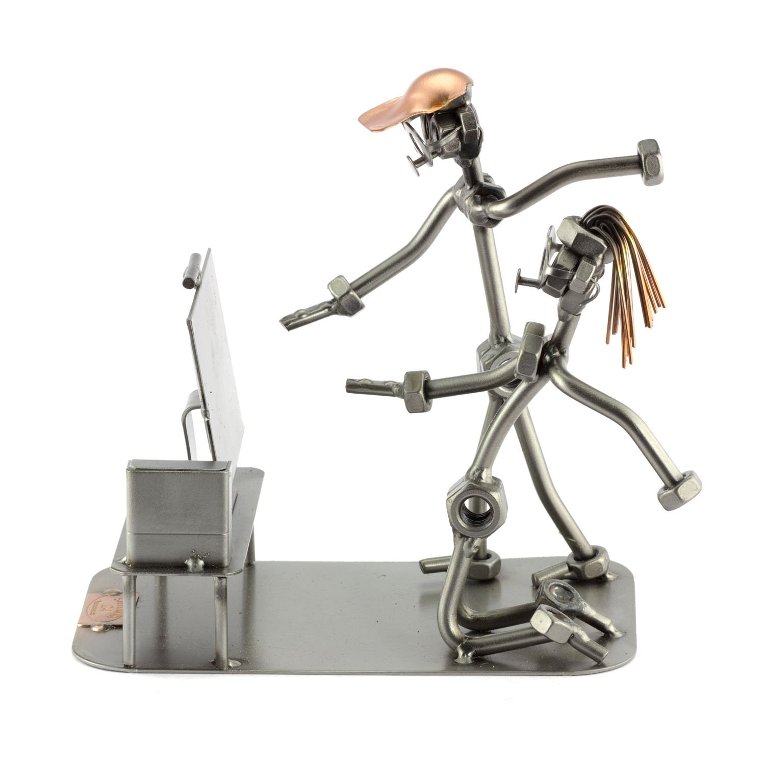 Steelman24 I Omini di Viti console di gioco I Idee Regalo Originale I Soprammobili in Metallo I Modellino