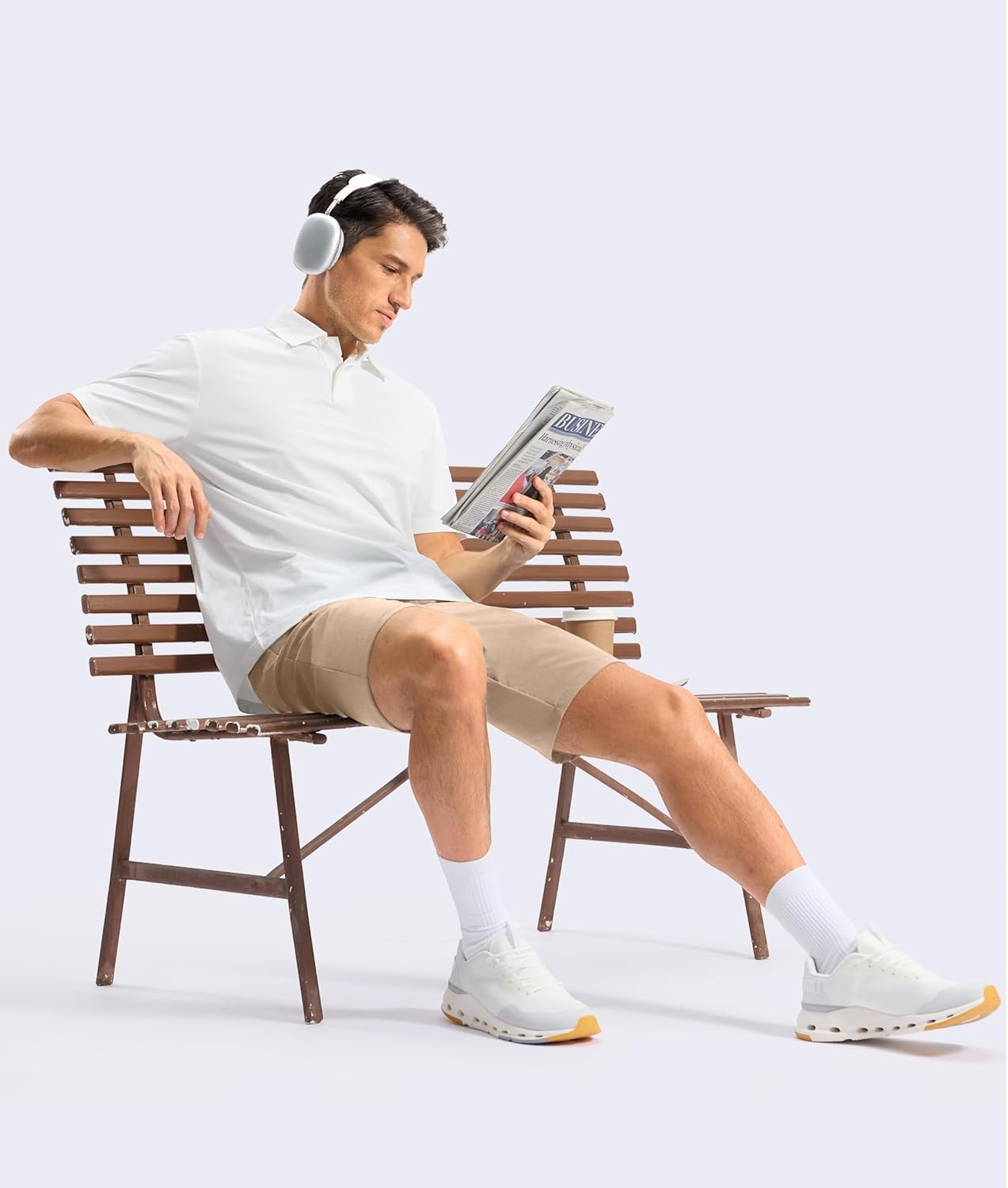 Soothfeel Men's Casual Shorts with 5 Pockets 7"/ 9" Golf Shorts Stretch Quick Dry Lightweight Work Dress Hiking Shorts - Image 6