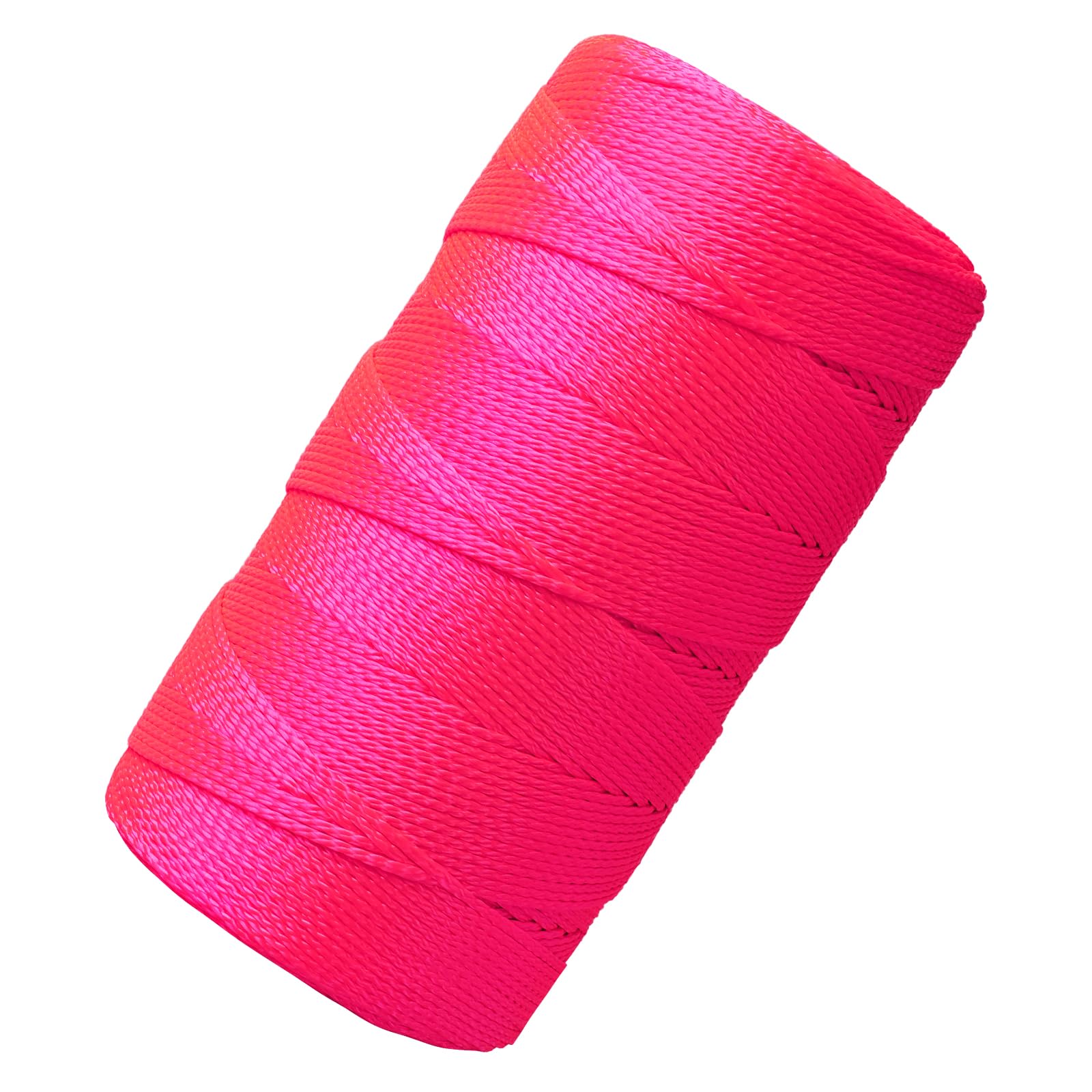 Mason Line – Ficelle en Nylon tressé de 450 m de Long pour Outils de Jardinage ou de maçonnerie, Rose