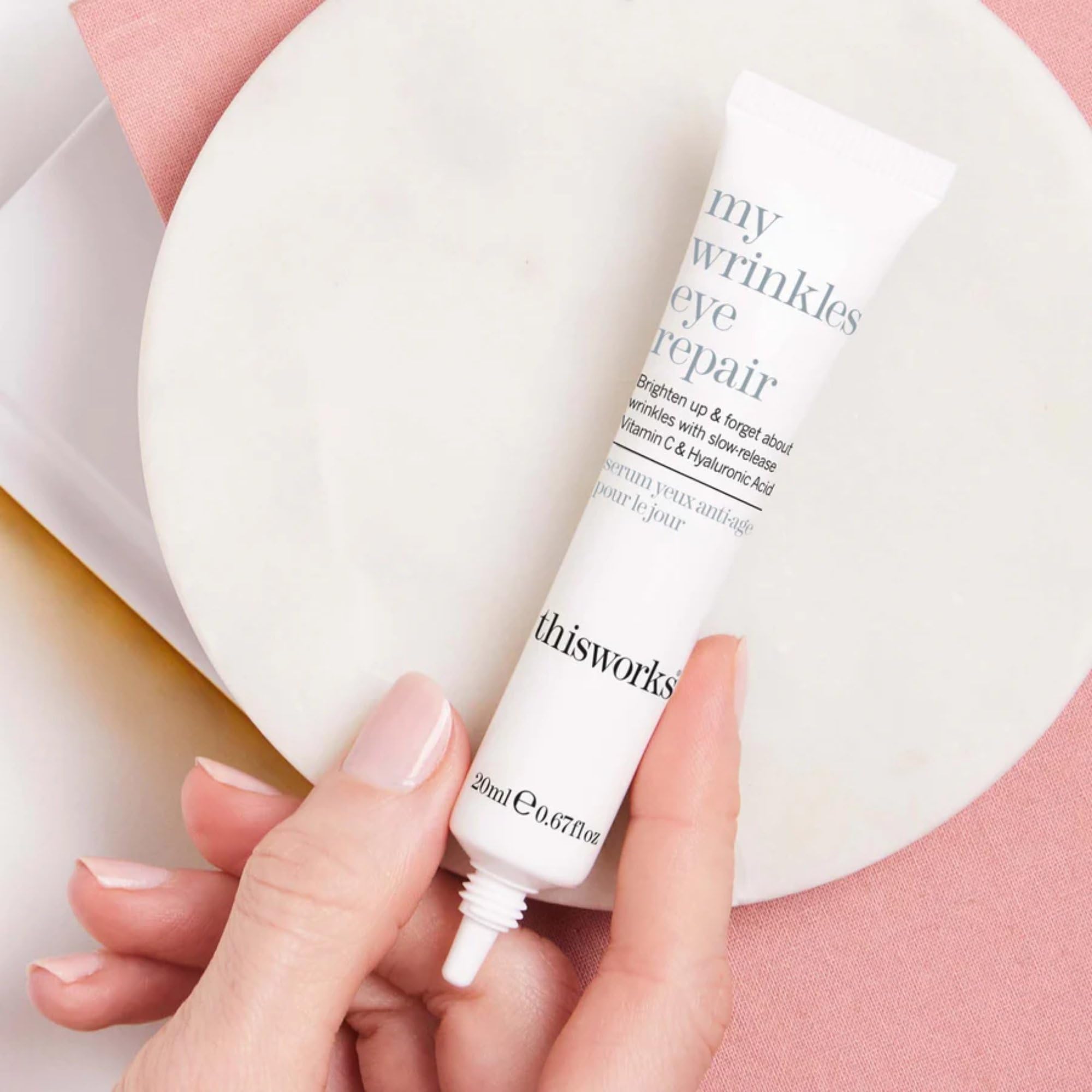 This Works, My Wrinkles Eye Repair 20ml, Lightweight Morning Eye Cream with Bakuchiol, Vitamin C & Hyaluronic Acid, to Firm - Image 3