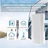 1200Mbps WiFi Repeater 2Pack Outdoor 2.4&5.8G Wi Fi Router 5KM Point To Wireless Bridge High Power WIFI Extender Wider Coverage