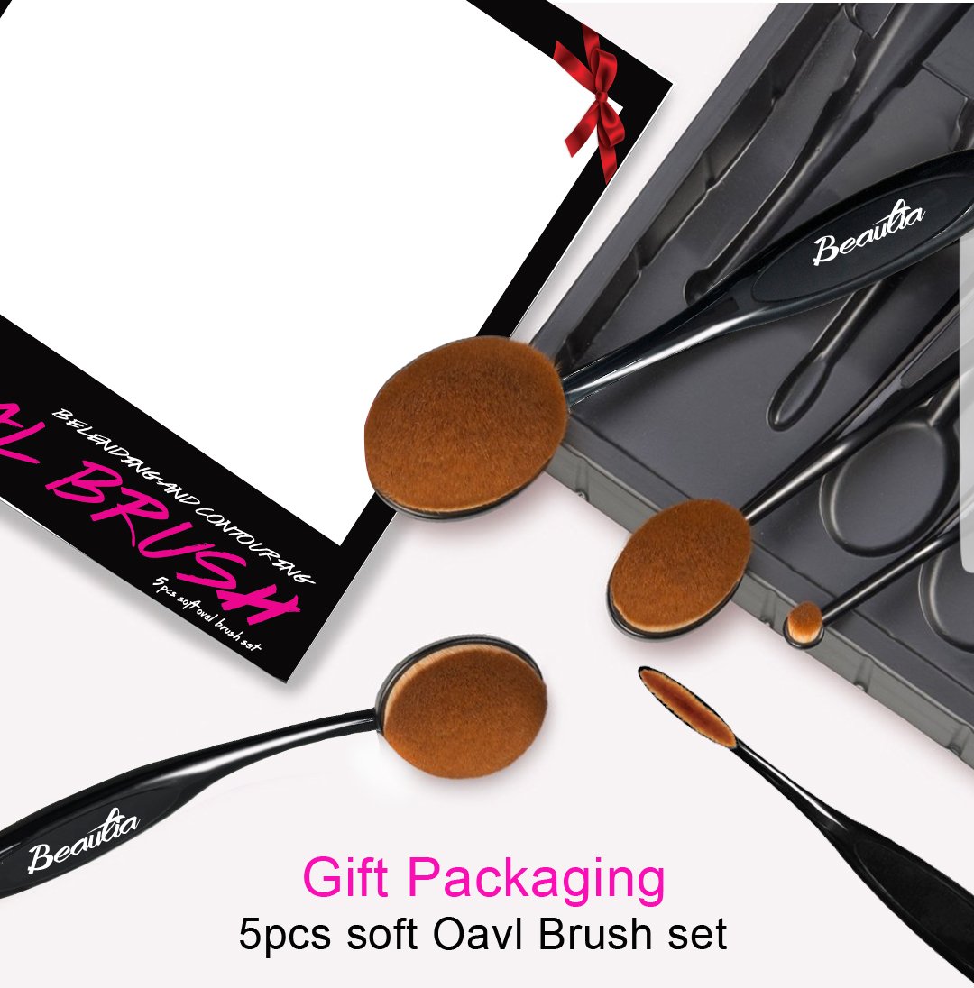 GAOAG Brocha de maquillaje (negro)