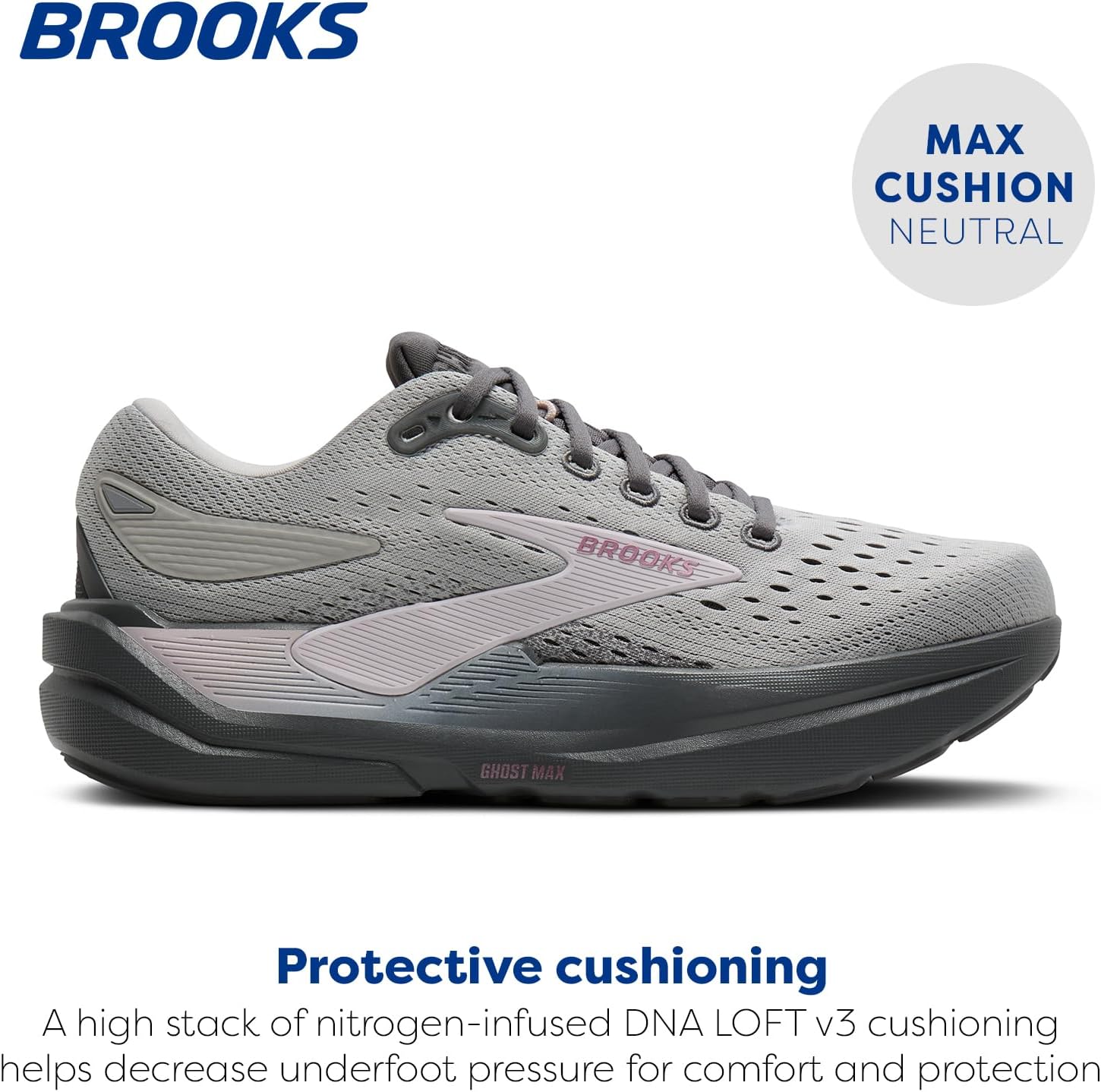 Brooks Women’s Ghost Max 3 Neutral Running & Walking Shoe - Image 2