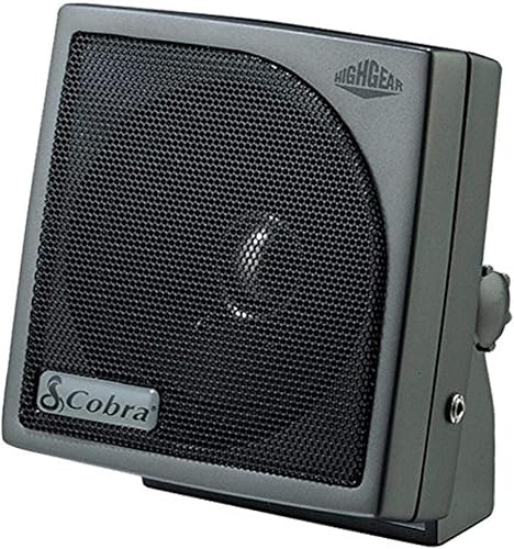 Cobra HG S100 - Altavoz CB externo dinámico, sonido, diseño resistente, negro