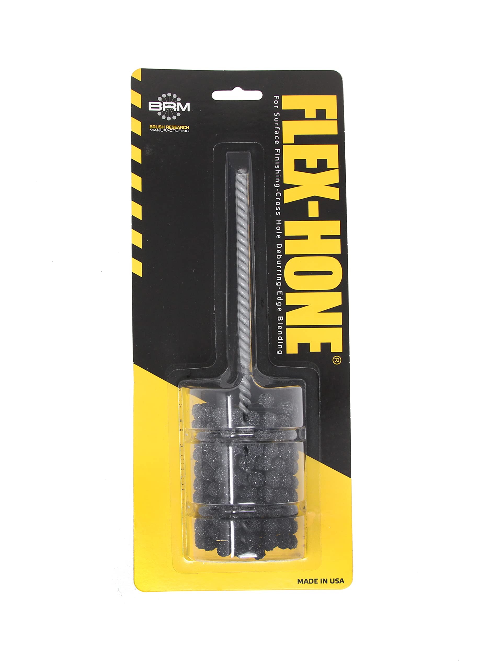 Brush Research BC20040 Flex-Hone®, 2" (50.8mm) Diameter, 40 Grit, Silicon Carbide, for Mild Steel, Stainless Steel, Cast Iron and Softer Ferrous