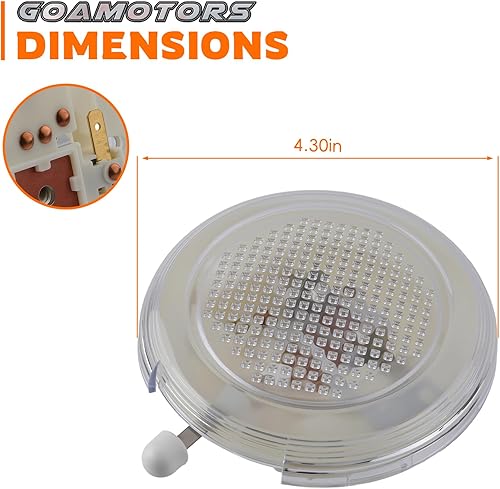 Miniatura 2 de Conjunto de lámpara de cúpula de techo interior, luces LED de techo de cúpula automática para Nissan Frontier NAVARA D22 Sentra 1998-2002,