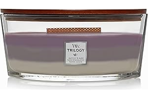 Ellipse Wood Wick Scented Candle, Amethyst Sky Trilogy, 16oz | Up to...