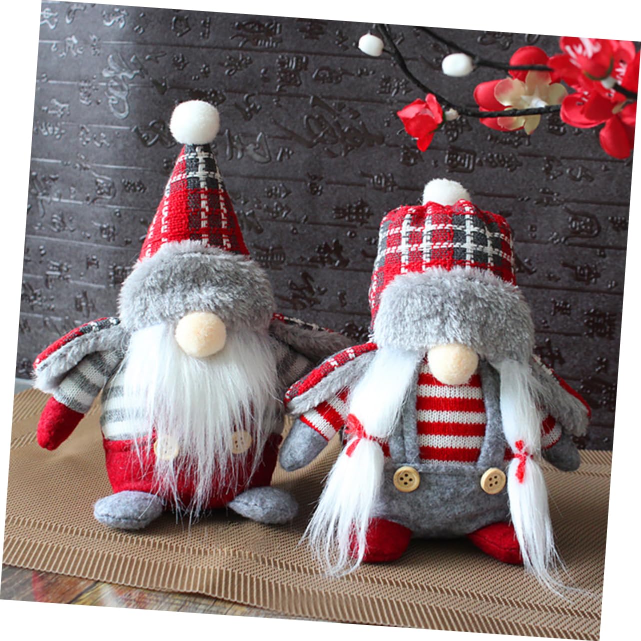 Zerodeko 3sets Puppen GNOME Dekoration Verschiedene GNOME Schmuck Für Weihnachten Parteien 2 Stücke * 3