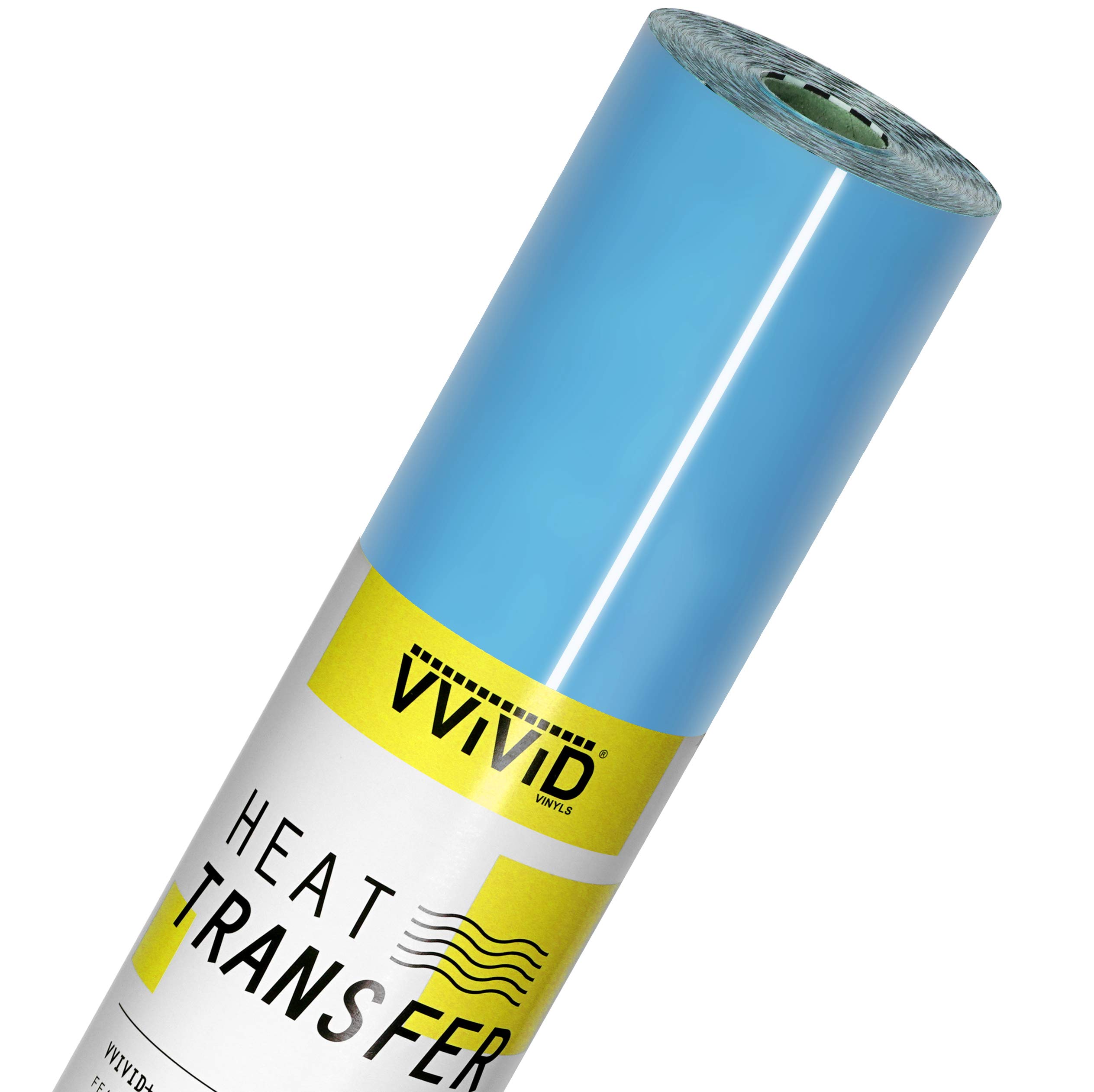 Rouleau de vinyle thermocollant bleu ciel VVIVID V2 HTV 3ft x 12in pour vos créations
