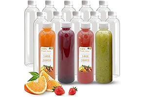 Holotap 16 OZ Disposable Empty Plastic Water Bottles (Pack of 30)