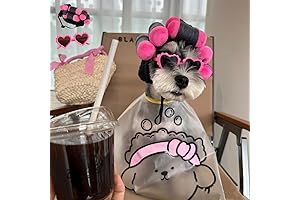Legally Blonde Dog Costume: Spa Day Hair Curler Costume Wig