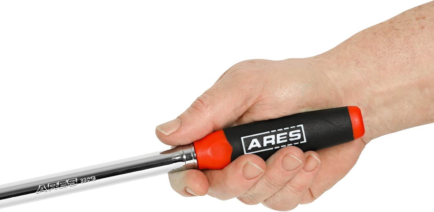 ARES 33013 – 15-Inch Spanner Wrench Extender – Offers Extra Torque to Remove Rusted or Over-Tightened Fasteners – Fits Wide Variety of Wrenches - Safer than Cheater Bars