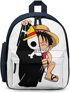 [BAIYUAN] キッズバッグ ワンピース ルフィ 子供 バックパック スクールバッグ リュックサック 通園リュック かわいい 大容量 軽量 遠足 旅行 新学期 入園祝い 子供の日 プレゼント