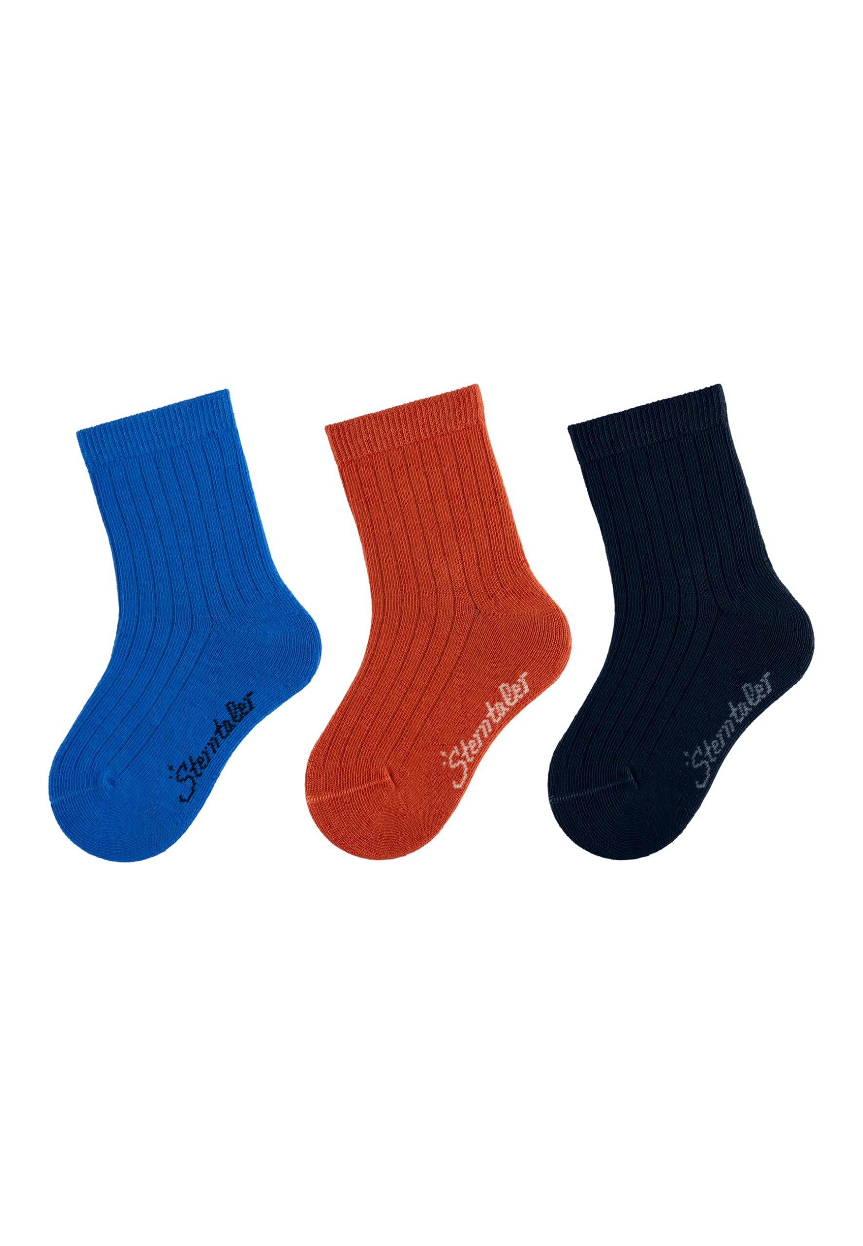 Socks 3 pack rib
