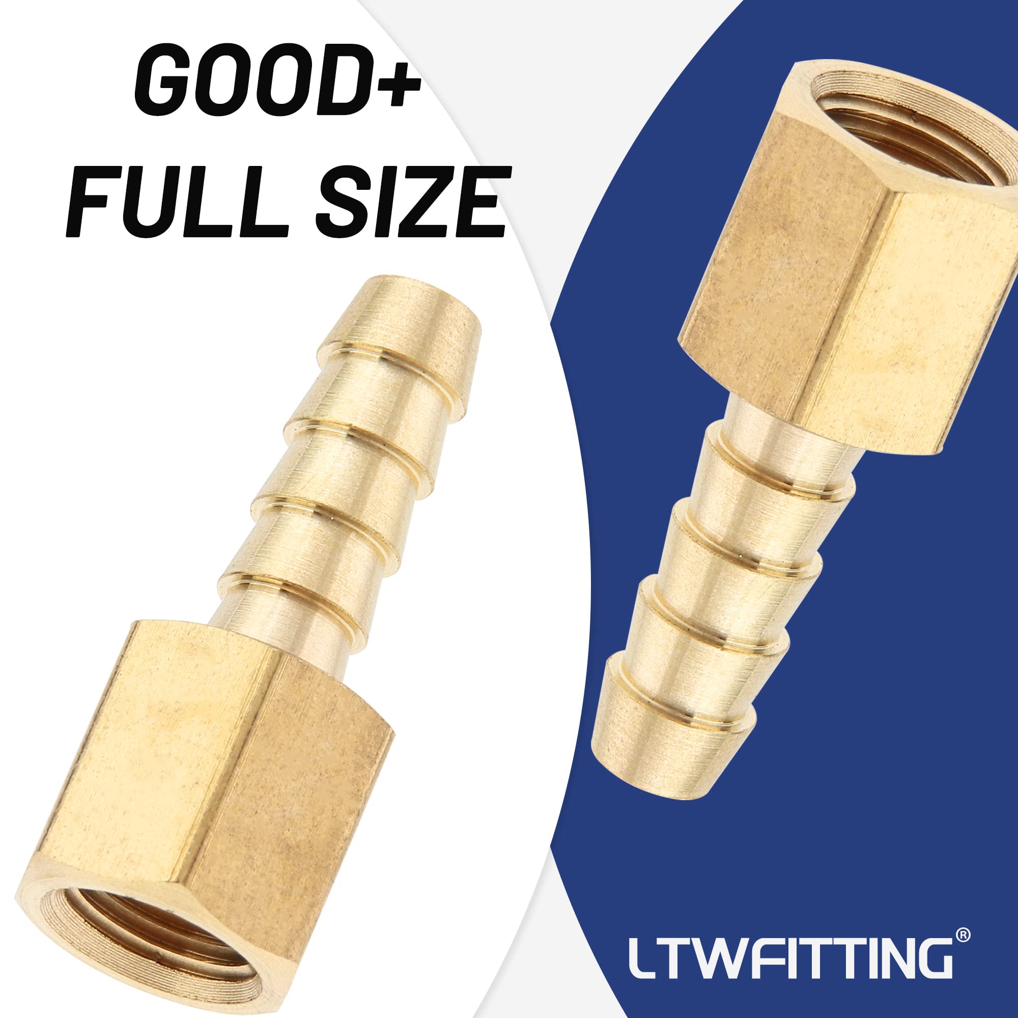 Amazon.co.jp: LTWFITTING ホースニップル メネジ G(PF) 1/8