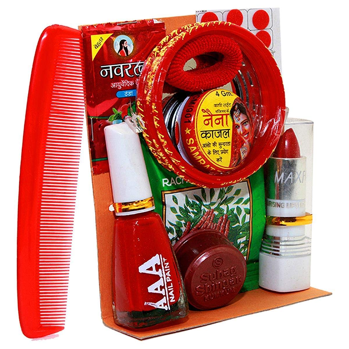 Navratri MATARANI ka shringar kit/Suhag Kit/ - Devi Solah Shringar Kit with 21 Shringars(Items) - 21 Items