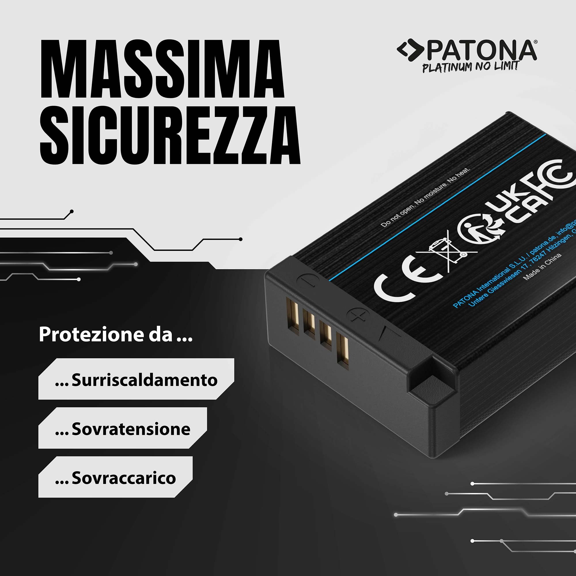 PATONA 2x Platinum Batteria LP-E17 (1000 mAh) con USB-C – per Canon EOS RP R10 R50 R100 77D 200D 250D 750D–800D M3 M5 M6 II – ricarica diretta nella batteria (parz. decodificata)