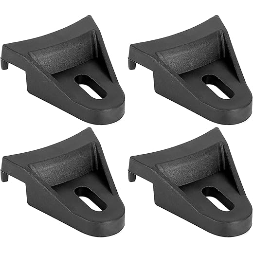 Unifizz Car 4pcs Black Car Subwoofer Speak Grill Clips Clamp