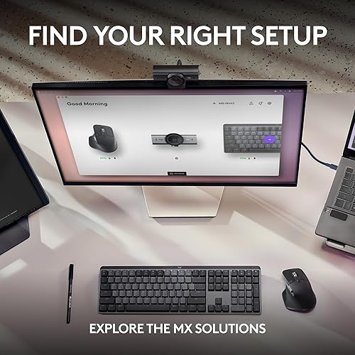 Miniatura 9 de Logitech MX Brio Ultra HD 4K Collaboration, Streaming Webcam, 1080p at 60 FPS, Show Mode, Works with Microsoft Teams, Zoom, Google Meet, Nintendo