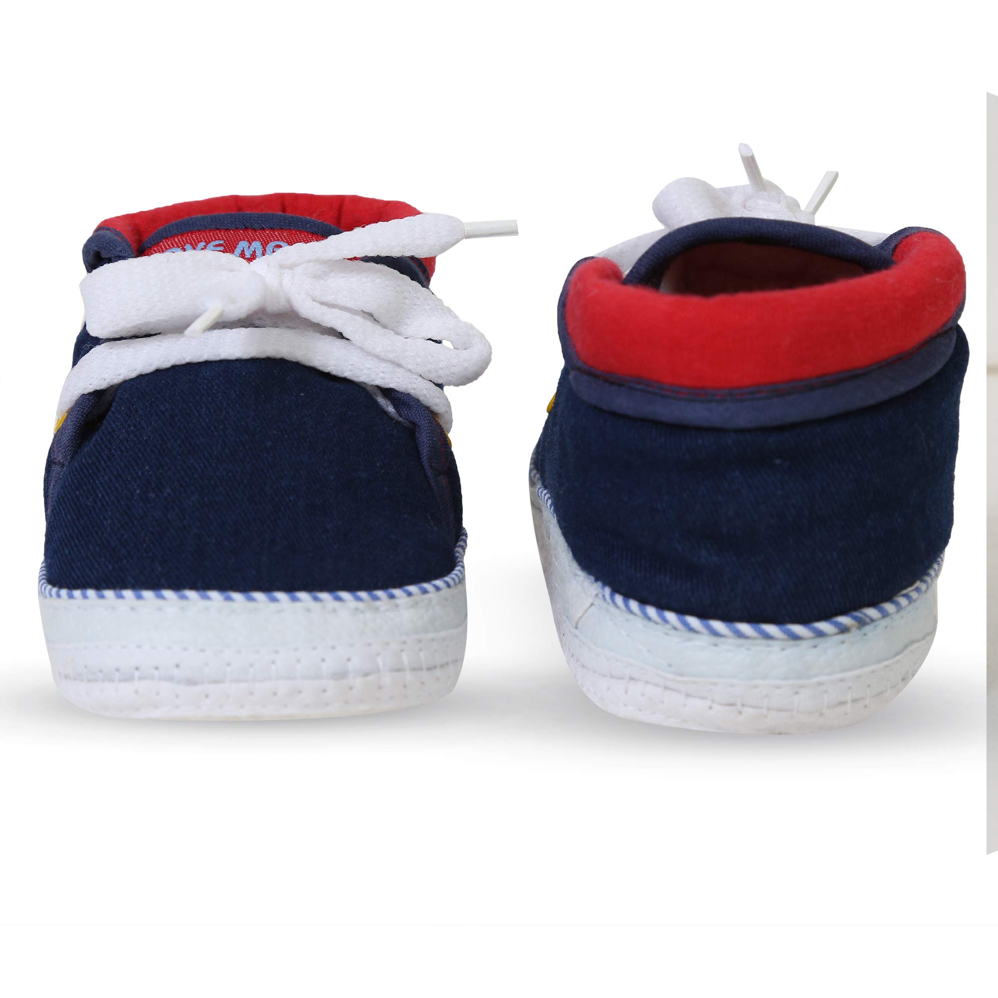 Butterthief Unisex Baby Prewalking Shoes for Newborn Boys & Girls | Soft Sole Infant Bootie with Anti-Slip Bottom | Lightweight Cotton Footwear Early Walker Shoes (6-9 Months, 12 CM) 4