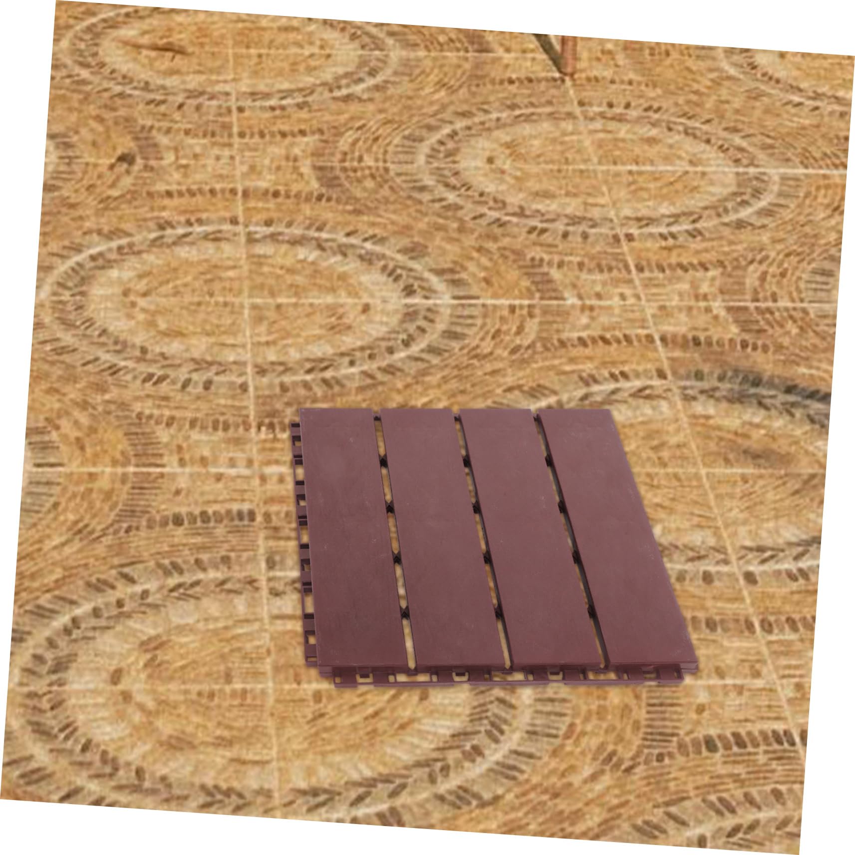 Baldosas de Terraza Entrelazadas para Exteriores, 6 Piezas