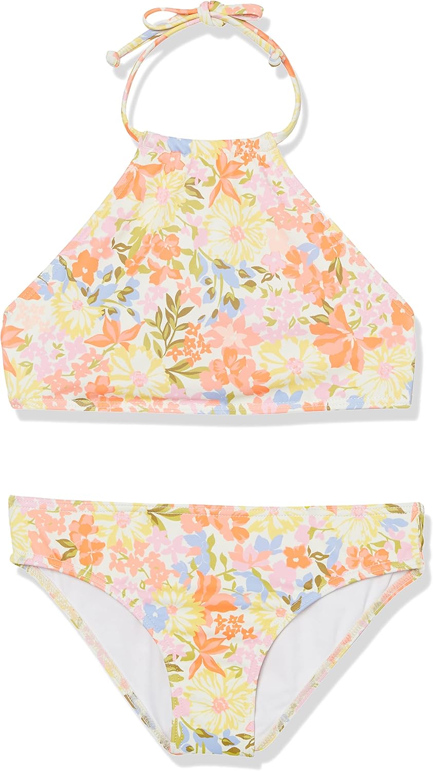 Billabong Girls' Windsong High Neck Two Piece Swimset