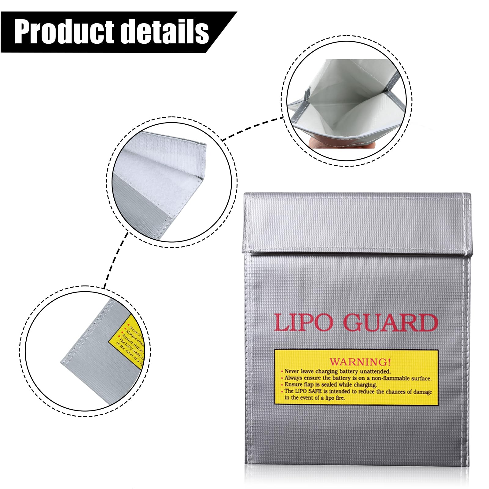 Sac Protection de charge pour Batterie Lipo 23 x 30 cm Lipo Safe bag Sac Protection de charge pour Batterie Lipo 23 x 30 cm Lipo Safe bag