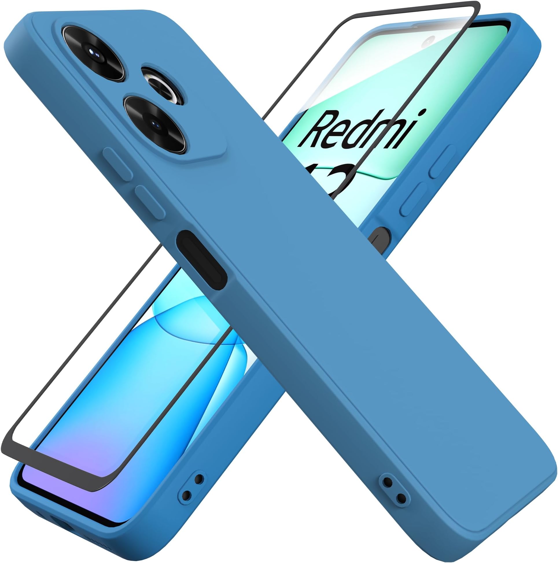 BUNAL Coque Pour Oukitel C38 (6.60") Case + Verre Trempé (2