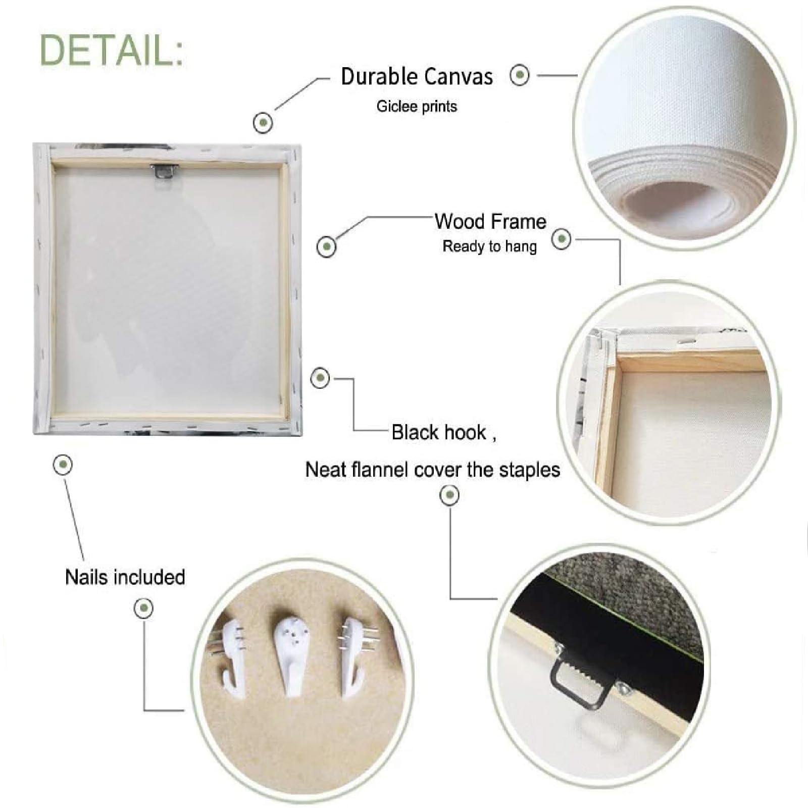 18meng Art Ohne Rahmen Groß Leinwand Bilder Abstrakt Weiß Gold Beige Leinwandbilder Bild auf Leinwand Morden Minimalistisch Linien Wandbilder für Wohnzimmer Schlafzimmer Wanddekoration 200x100 cm